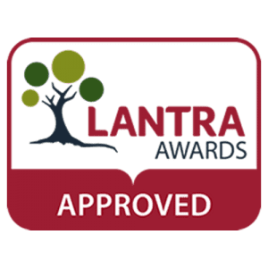 Lantra Awards Approved logo for our quality service accreditation
